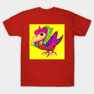 dodo pelican bird ecopop pattern T-Shirt